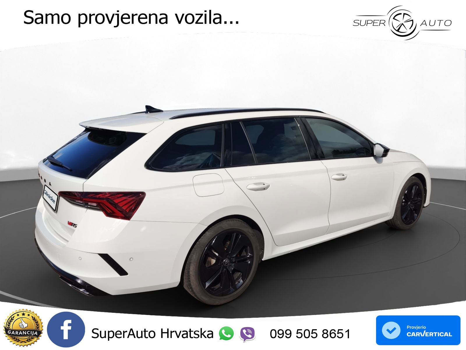 Škoda Octavia Combi RS 2.0 TDI (200 KS) DSG LED+GR SJED+ACC