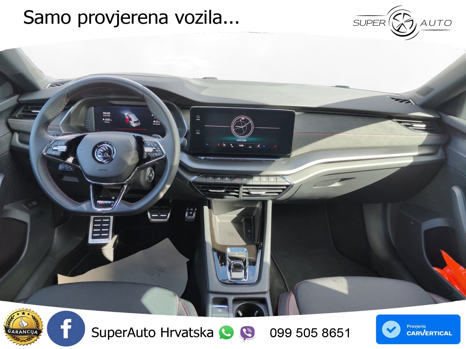Škoda Octavia Combi RS 2.0 TDI (200 KS) DSG LED+GR SJED+ACC