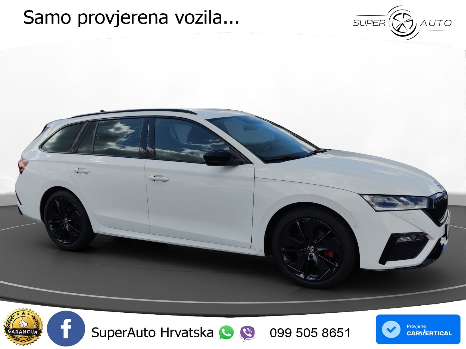 Škoda Octavia Combi RS 2.0 TDI (200 KS) DSG LED+GR SJED+ACC