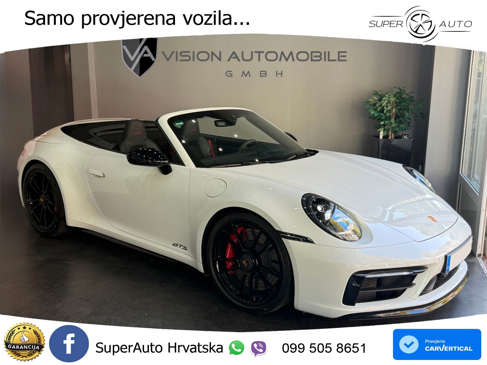 Porsche 911 Carrera GTS Cabriolet 3.0 (480 KS) PDK LED+GR SJED+ACC