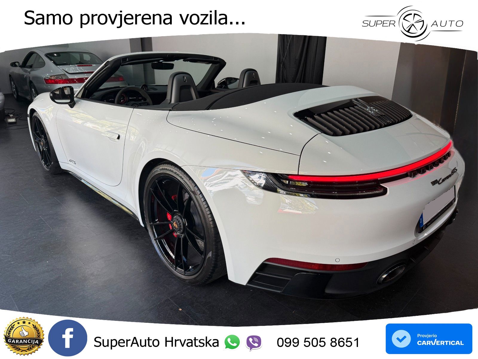 Porsche 911 Carrera GTS Cabriolet 3.0 (480 KS) PDK LED+GR SJED+ACC