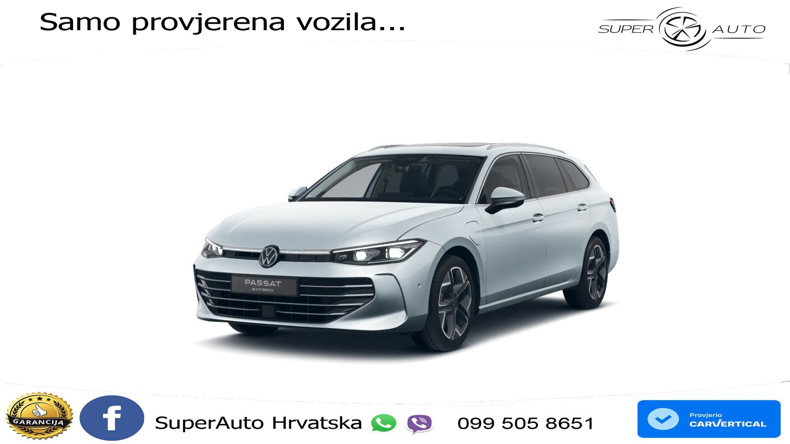 Volkswagen Passat Variant 1.5 TSI (272 KS) eHybrid DSG Elegance LED+GR SJED+ACC