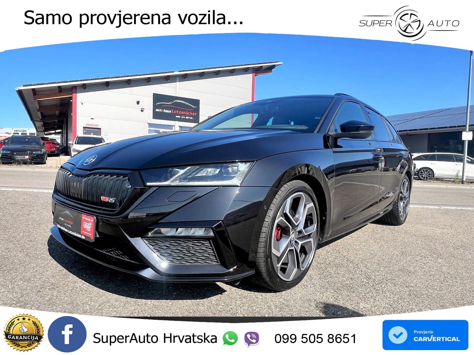 Škoda Octavia Combi RS 2.0 TDI (200 KS) 4x4 DSG LED+GR SJED+ACC