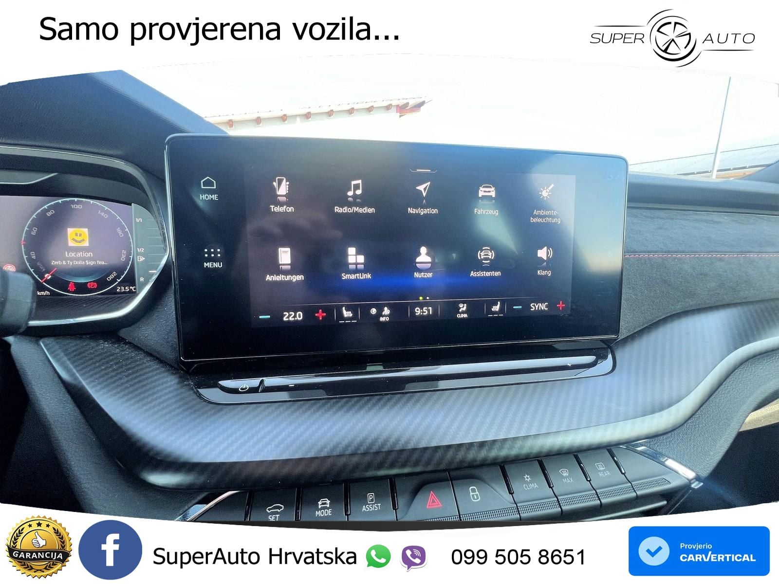 Škoda Octavia Combi RS 2.0 TDI (200 KS) 4x4 DSG LED+GR SJED+ACC