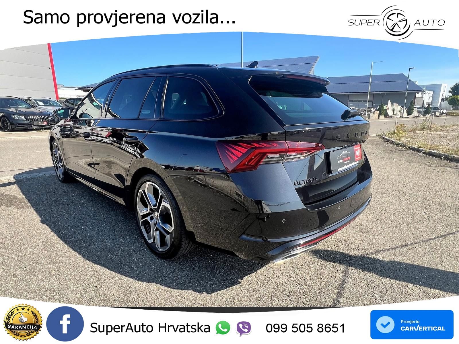 Škoda Octavia Combi RS 2.0 TDI (200 KS) 4x4 DSG LED+GR SJED+ACC