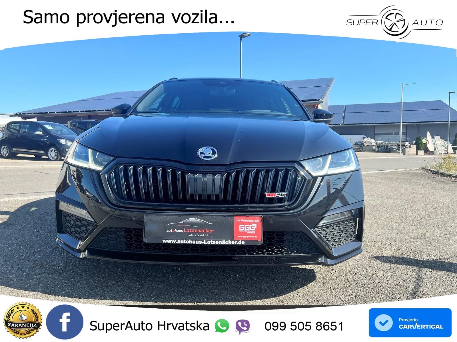 Škoda Octavia Combi RS 2.0 TDI (200 KS) 4x4 DSG LED+GR SJED+ACC