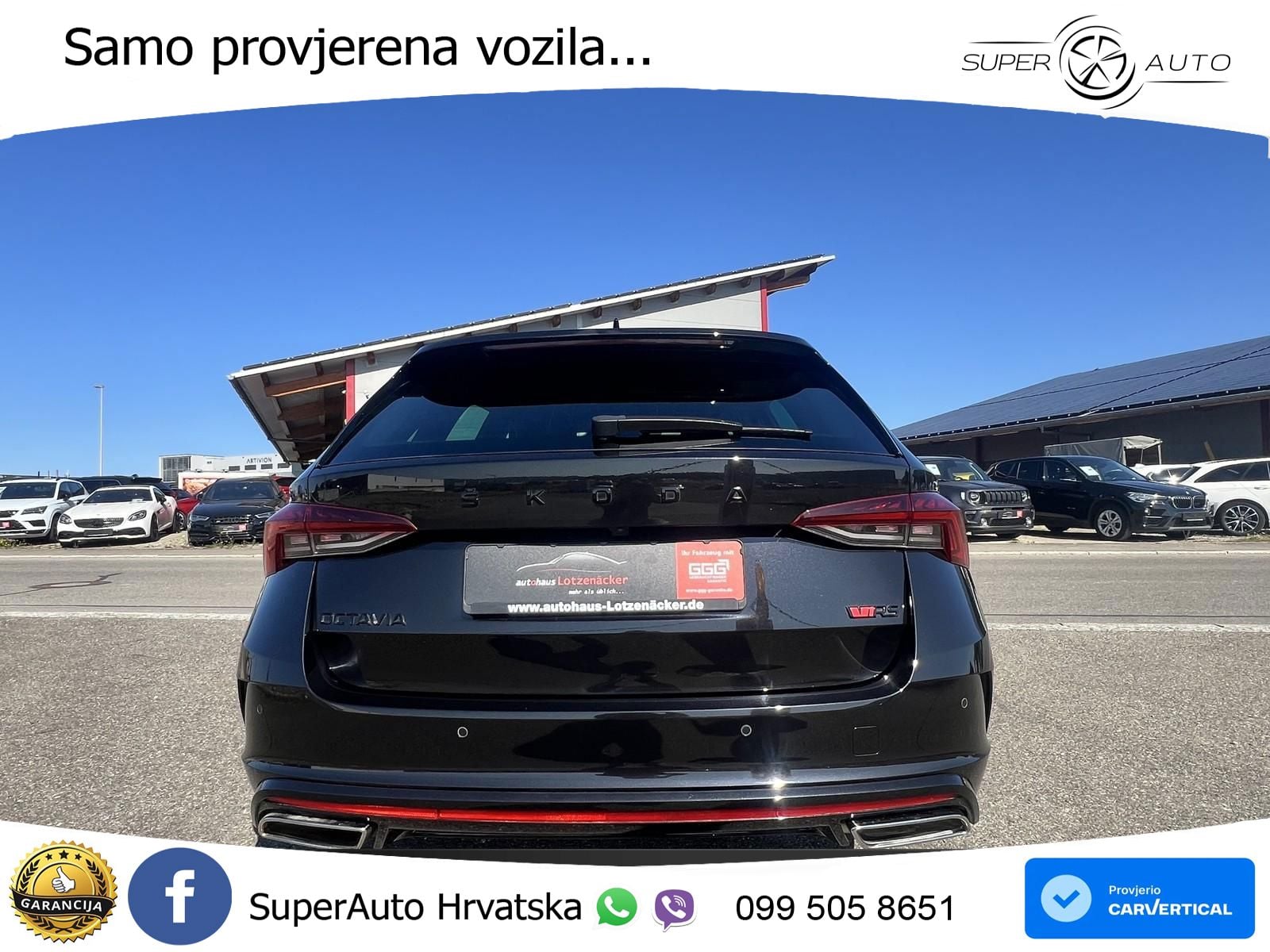 Škoda Octavia Combi RS 2.0 TDI (200 KS) 4x4 DSG LED+GR SJED+ACC