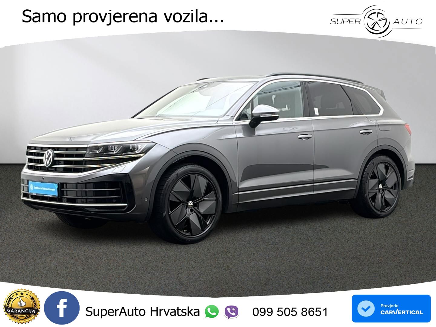 Volkswagen Touareg 3.0 V6 TFSI (381 KS) 4MOTION Tiptronic ZRAČNI+ACC+GR SJED+360+PANO