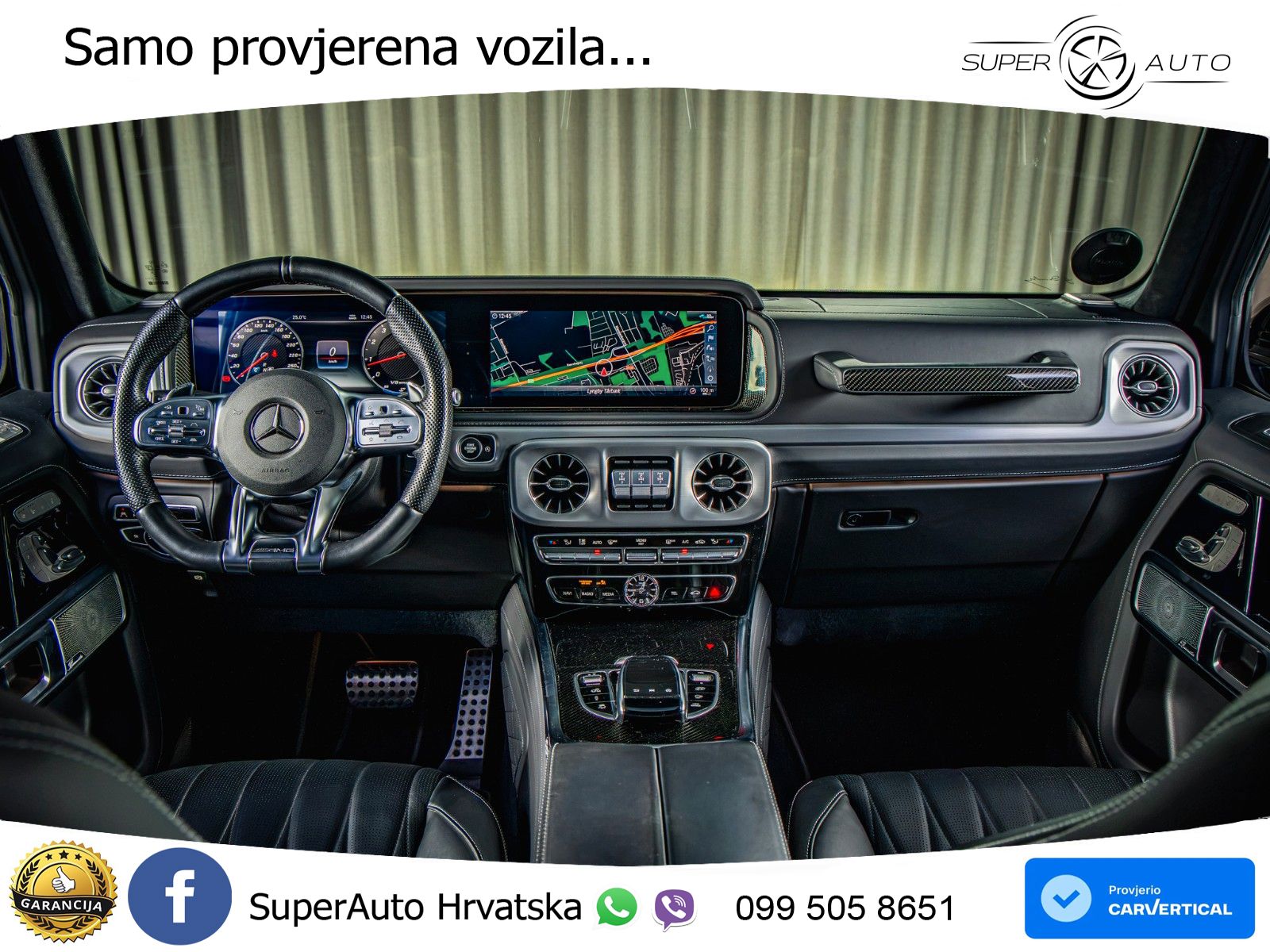 Mercedes AMG G 63 Long V8 (585 KS) 4MATIC 9G-TRONIC AMG SPEEDSHIFT PLUS Manufaktur LED+GR SJED+ACC
