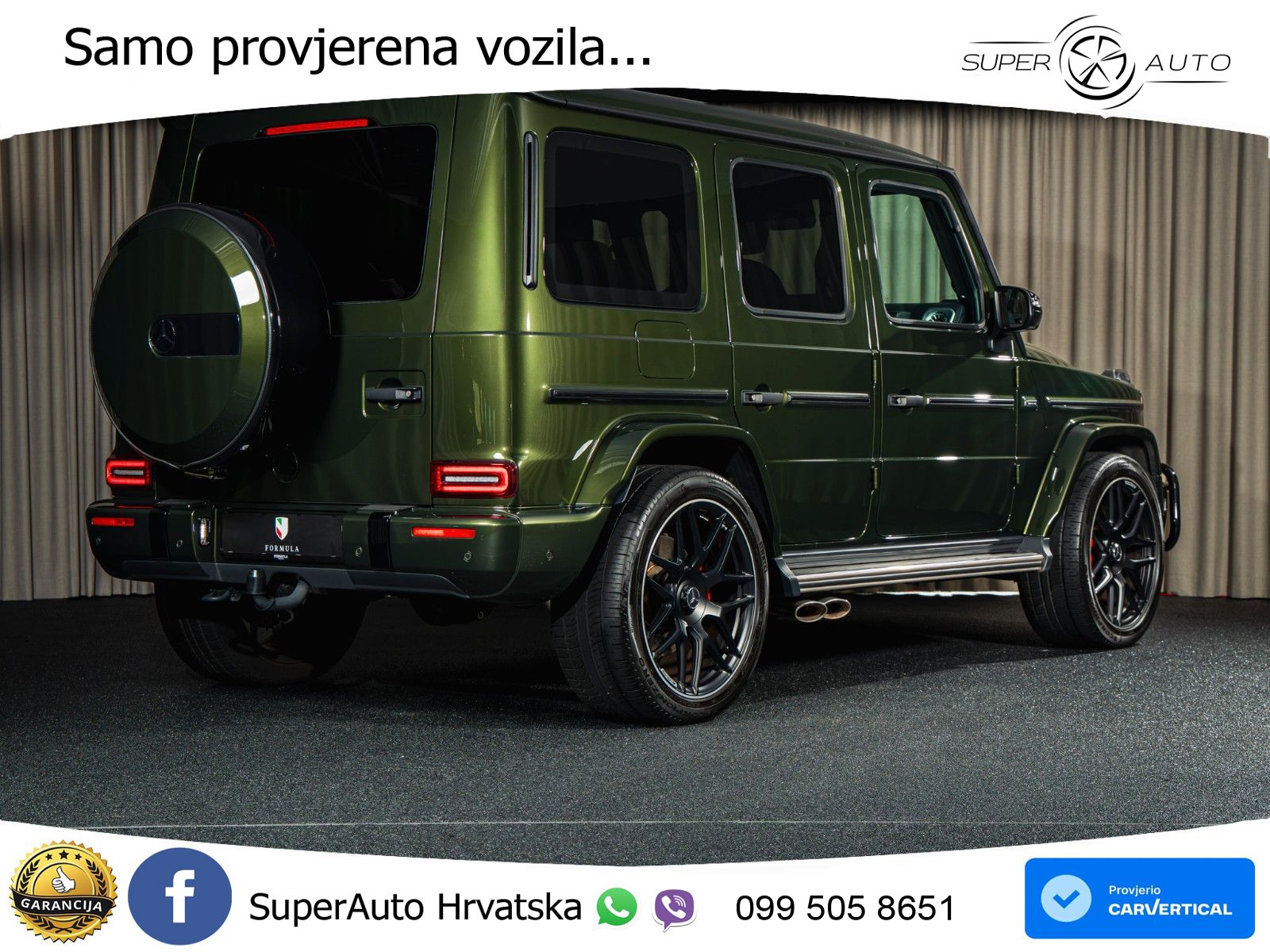 Mercedes AMG G 63 Long V8 (585 KS) 4MATIC 9G-TRONIC AMG SPEEDSHIFT PLUS Manufaktur LED+GR SJED+ACC