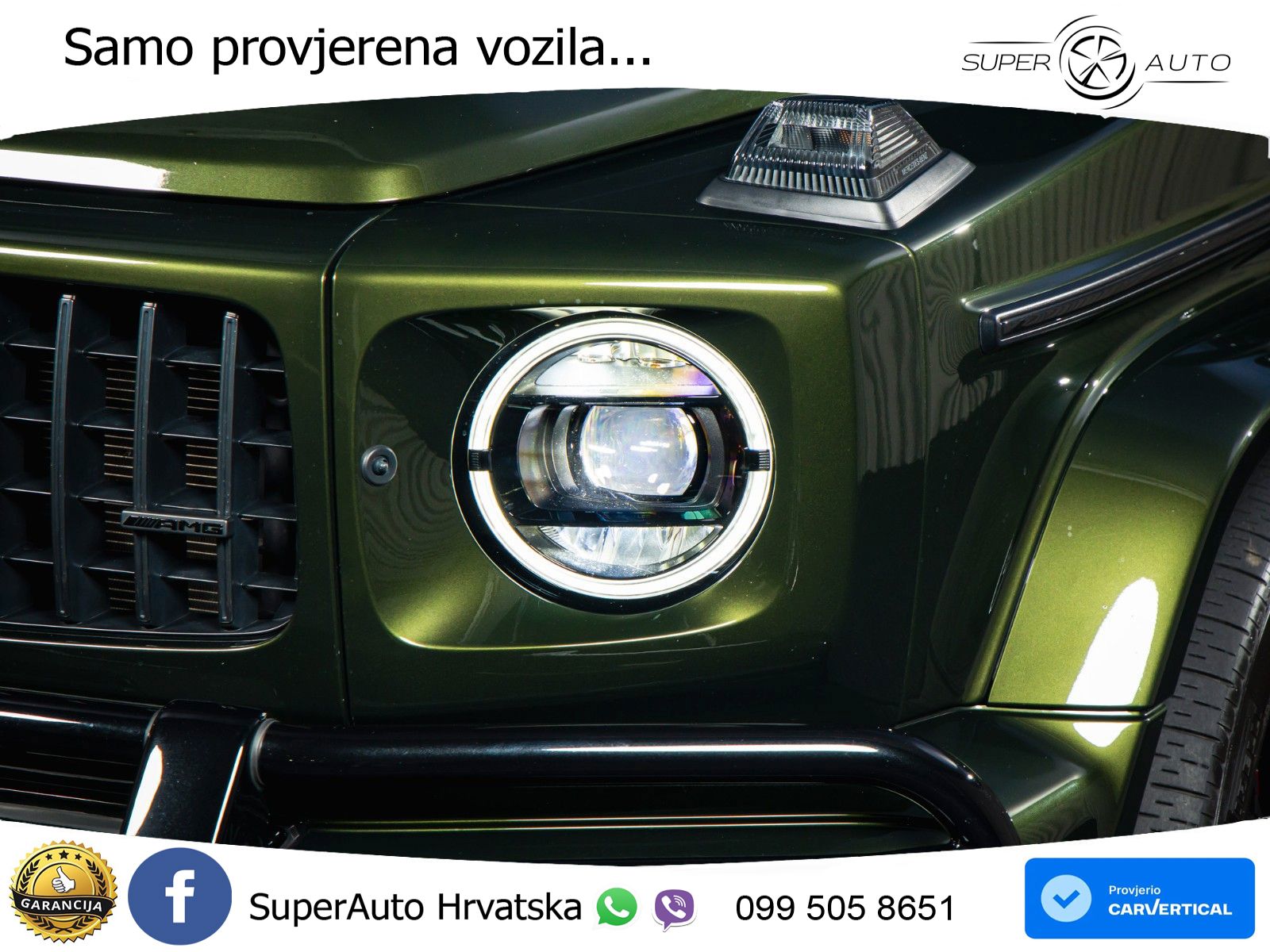 Mercedes AMG G 63 Long V8 (585 KS) 4MATIC 9G-TRONIC AMG SPEEDSHIFT PLUS Manufaktur LED+GR SJED+ACC