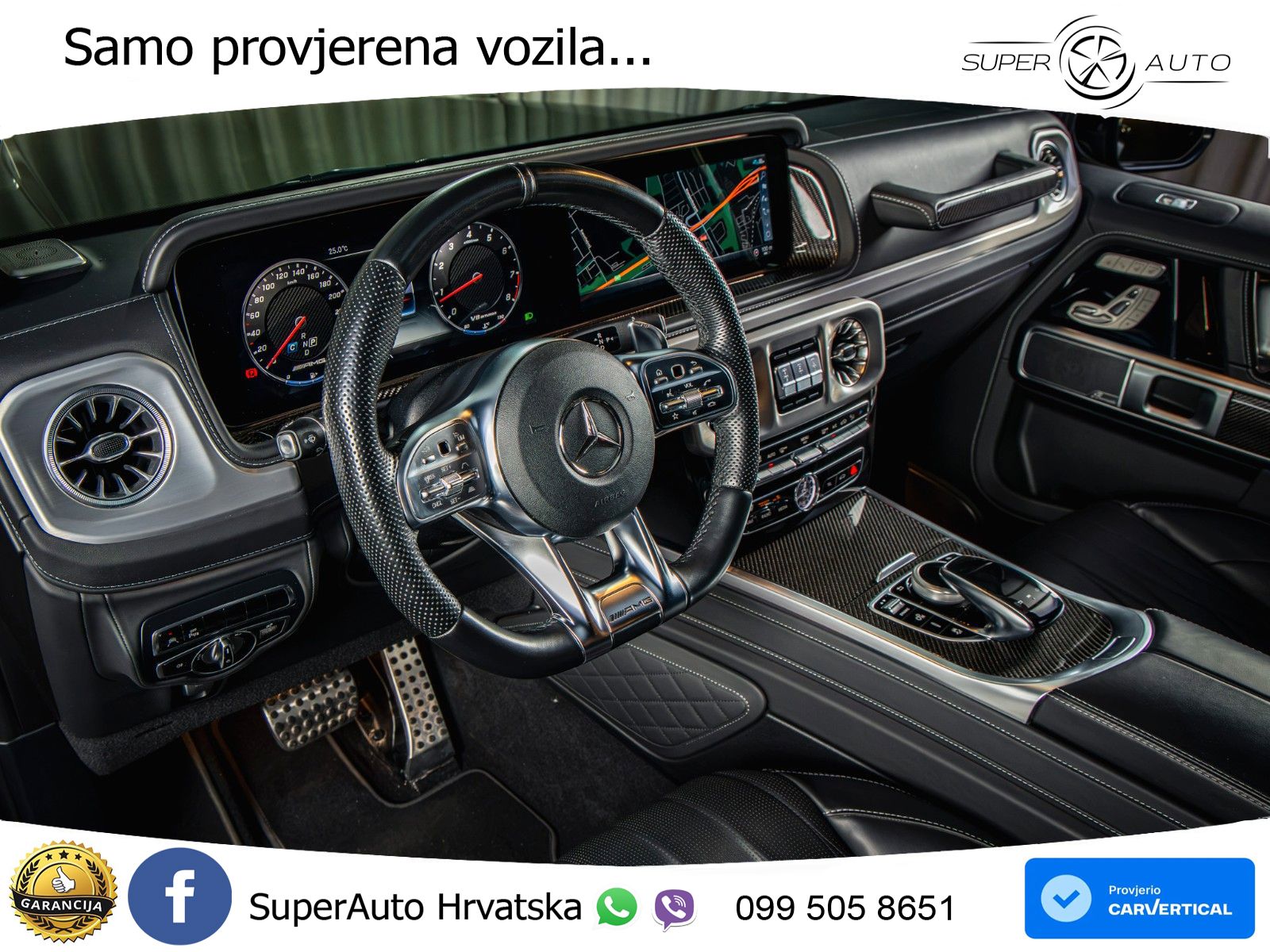 Mercedes AMG G 63 Long V8 (585 KS) 4MATIC 9G-TRONIC AMG SPEEDSHIFT PLUS Manufaktur LED+GR SJED+ACC