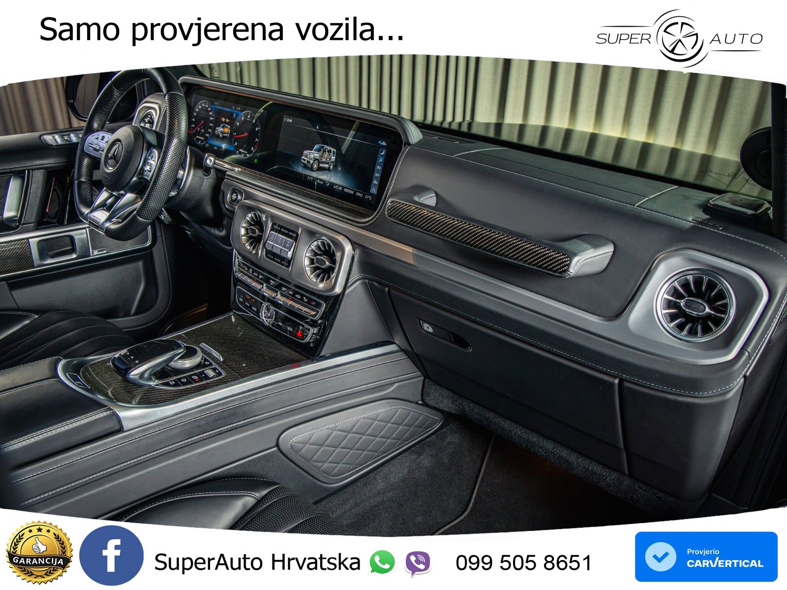 Mercedes AMG G 63 Long V8 (585 KS) 4MATIC 9G-TRONIC AMG SPEEDSHIFT PLUS Manufaktur LED+GR SJED+ACC