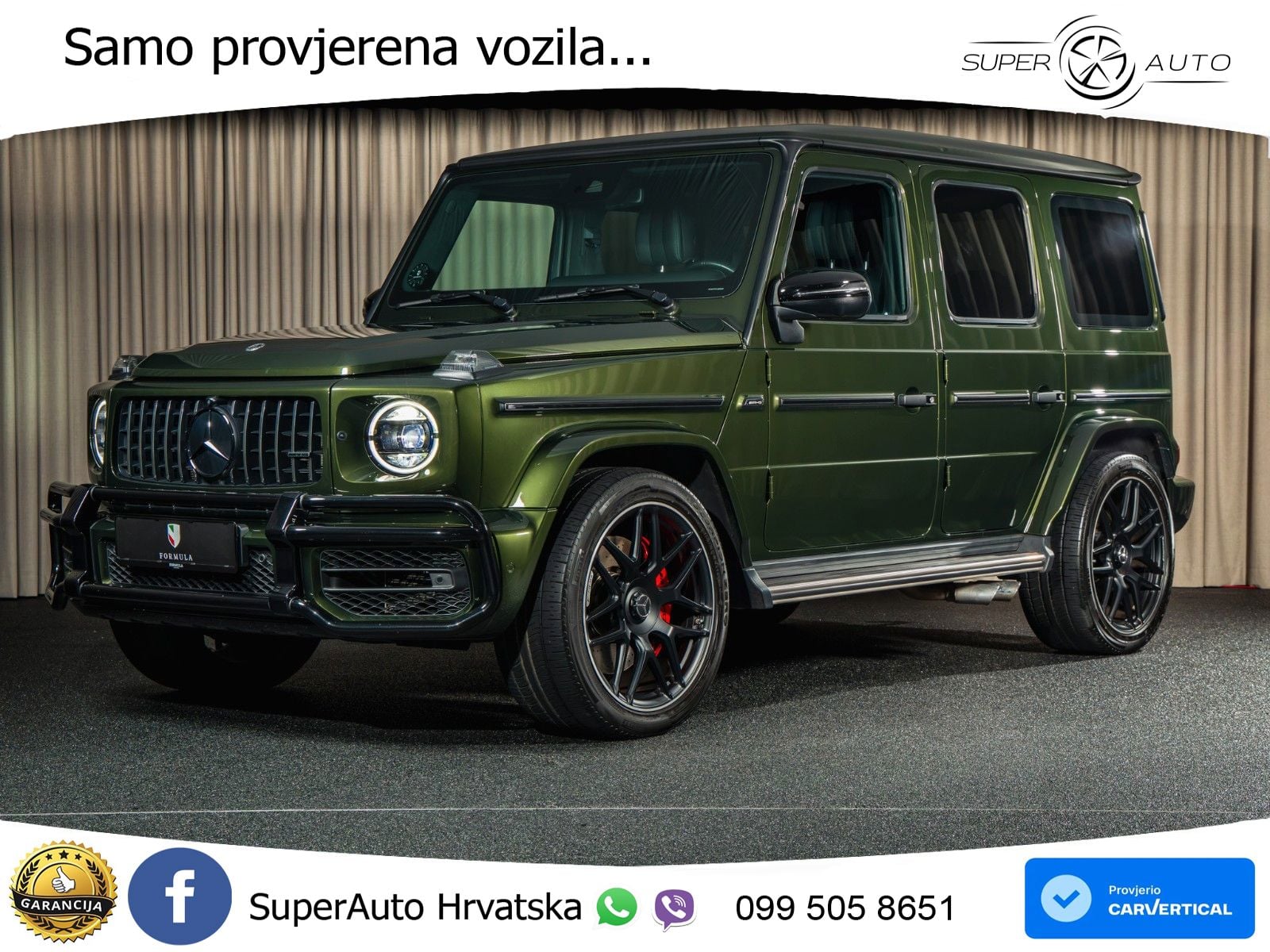Mercedes AMG G 63 Long V8 (585 KS) 4MATIC 9G-TRONIC AMG SPEEDSHIFT PLUS Manufaktur LED+GR SJED+ACC