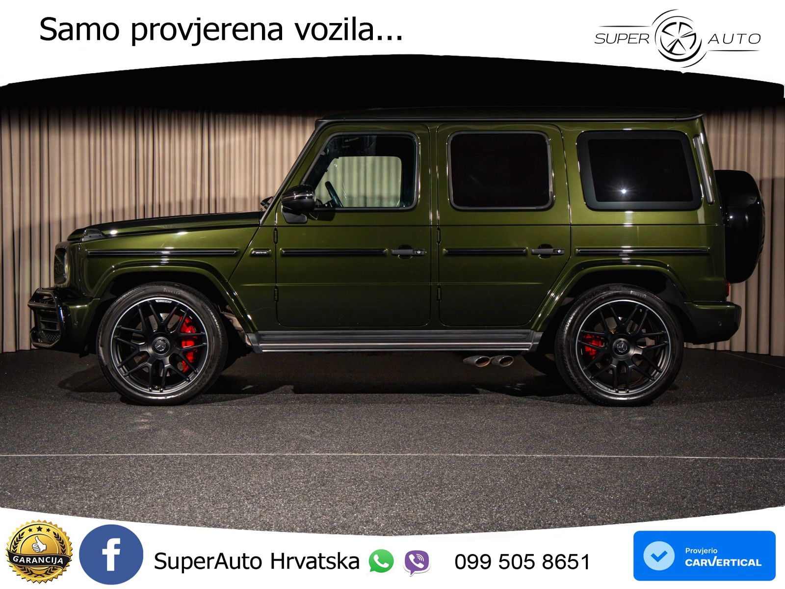 Mercedes AMG G 63 Long V8 (585 KS) 4MATIC 9G-TRONIC AMG SPEEDSHIFT PLUS Manufaktur LED+GR SJED+ACC