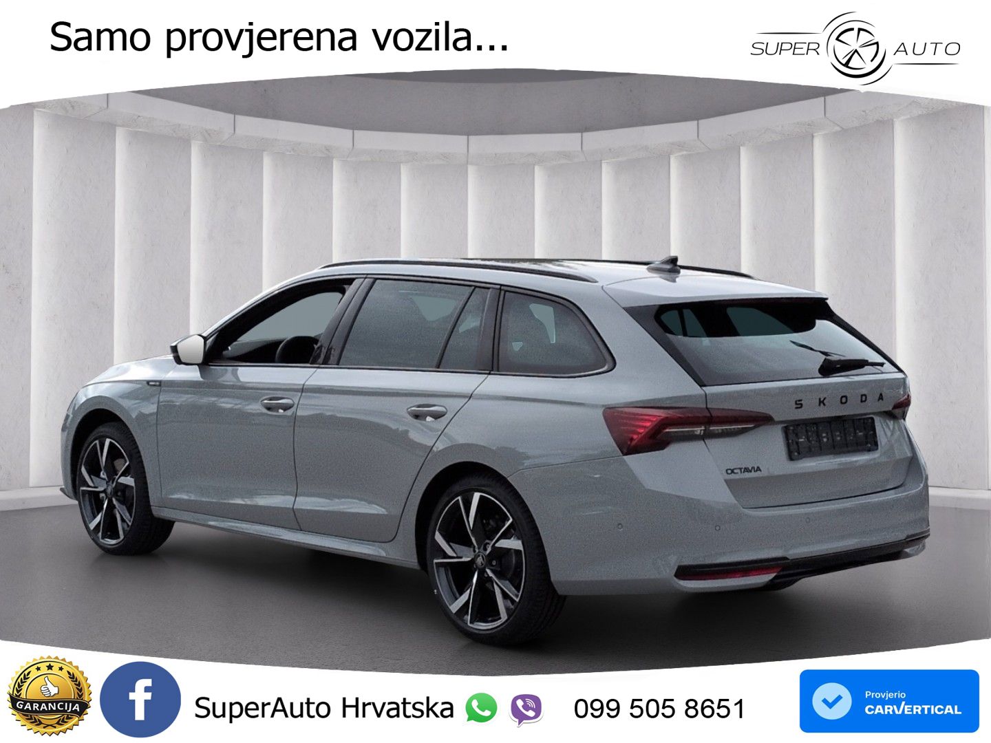 Škoda Octavia Combi 2.0 TDI (150 KS) DSG SportLine MATRIX+GR SJED+KAM