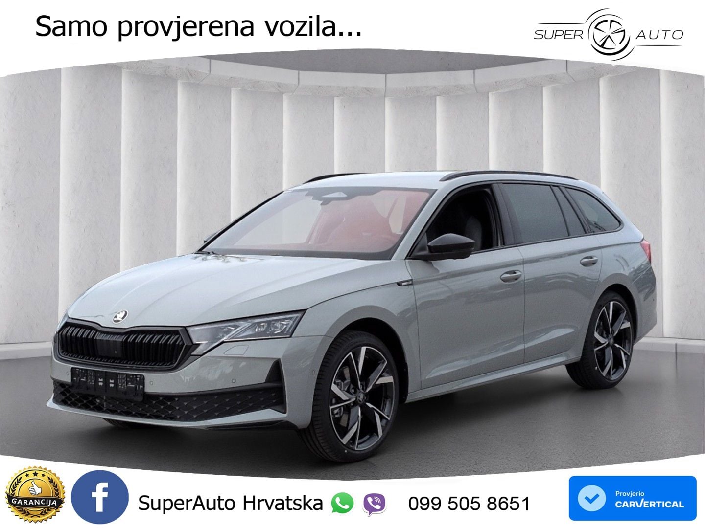 Škoda Octavia Combi 2.0 TDI (150 KS) DSG SportLine MATRIX+GR SJED+KAM