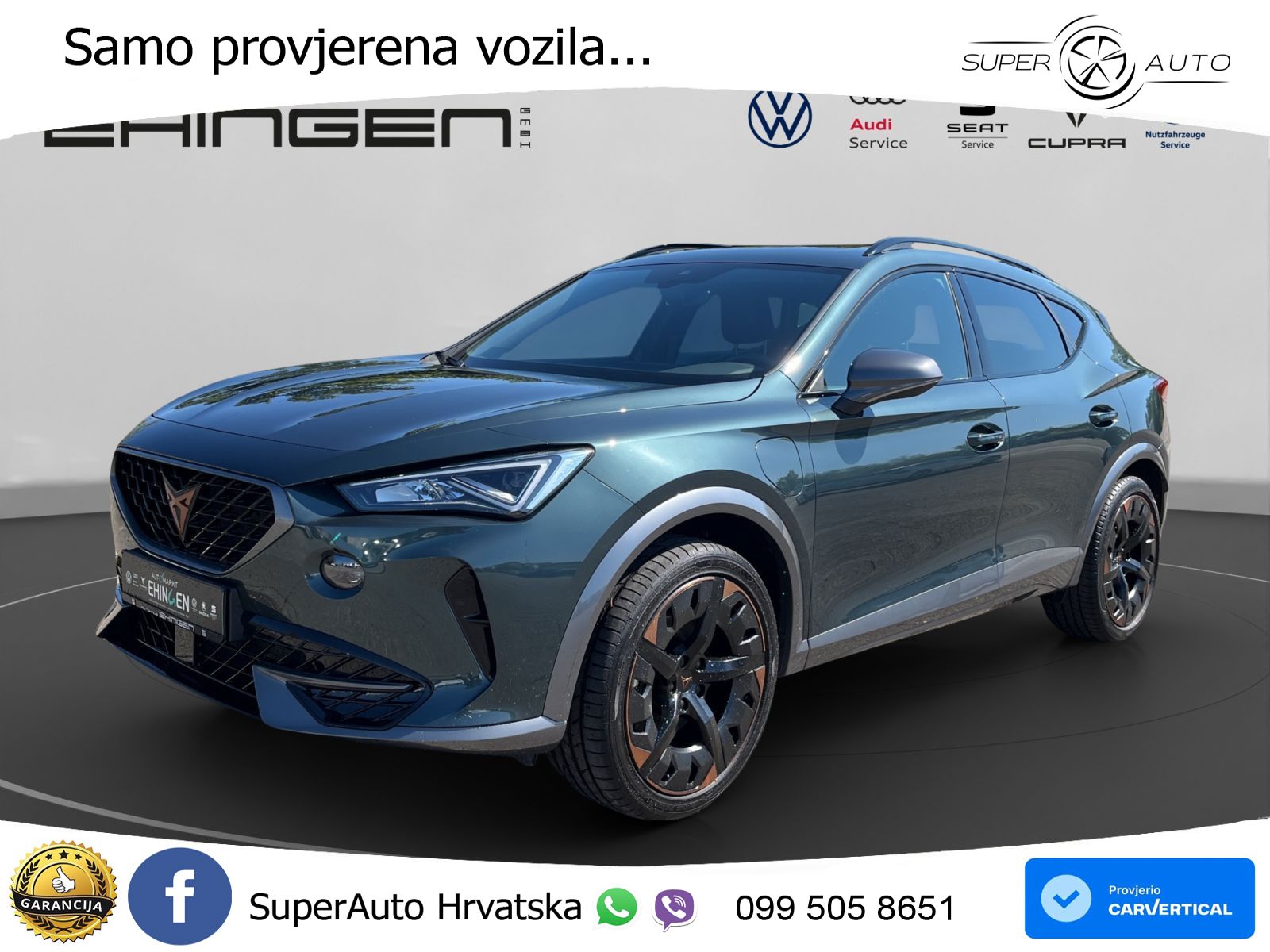Cupra Formentor 1.4 TSI (204 KS) e-Hybrid DSG LED+ACC