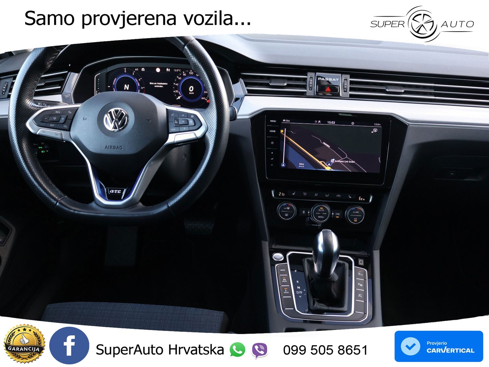 Volkswagen Passat Variant GTE 1.4 TSI (218 KS) DSG LED+GR SJED+ACC