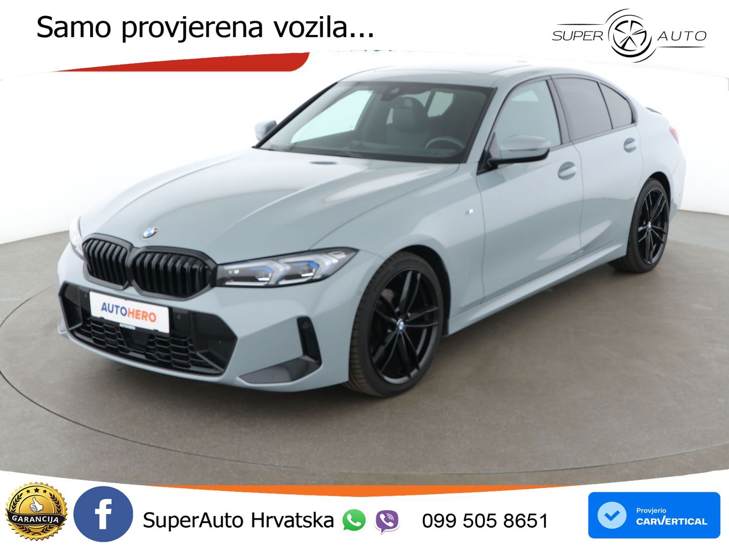 BMW 320d (190 KS) Steptronic M Sport LED+GR SJED+ACC