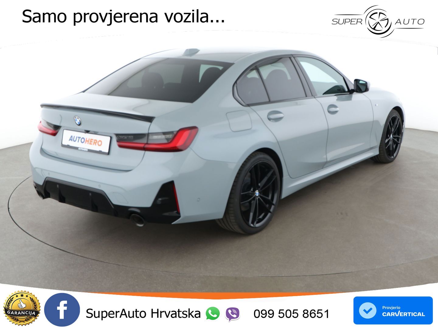 BMW 320d (190 KS) Steptronic M Sport LED+GR SJED+ACC