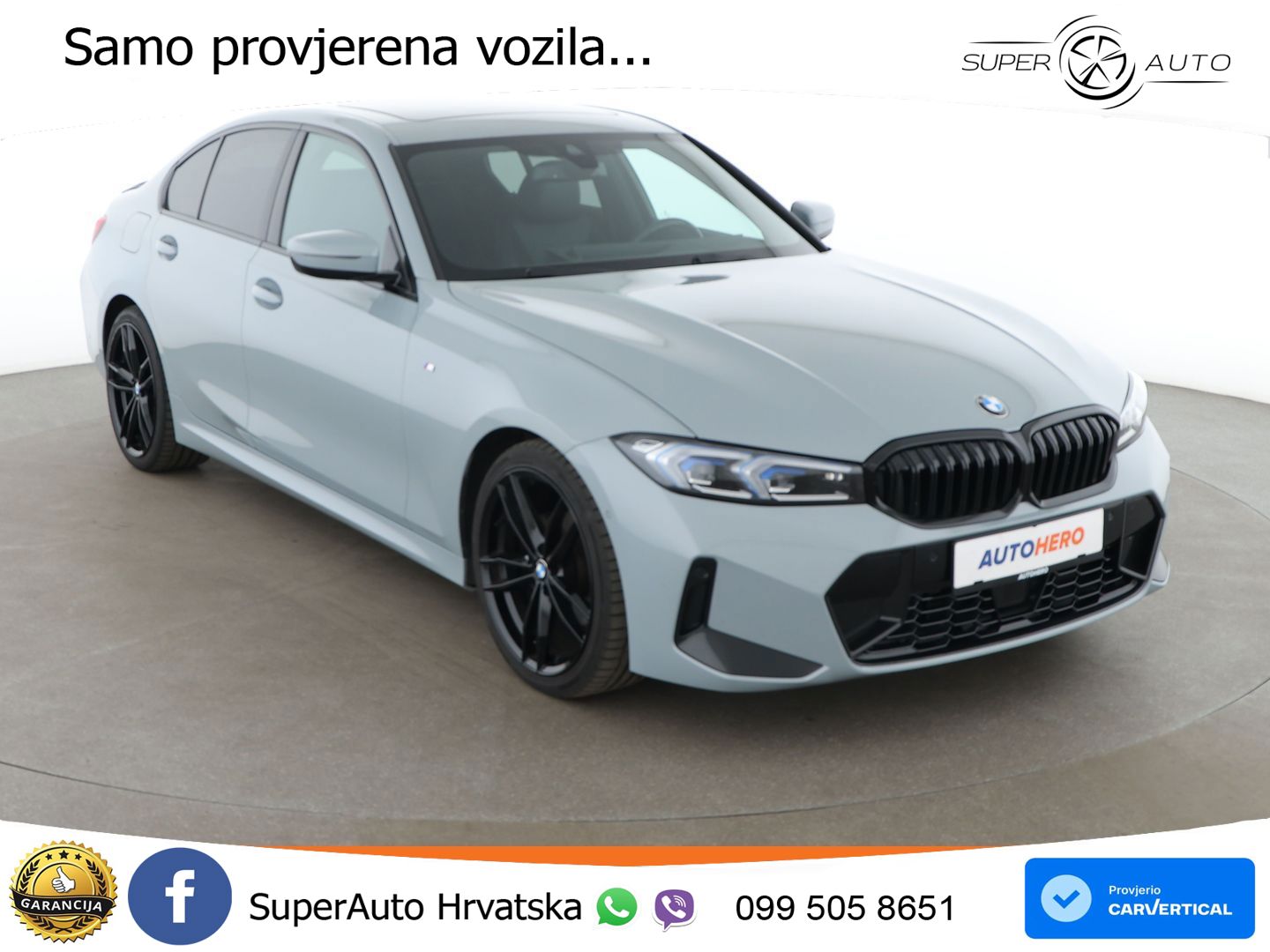 BMW 320d (190 KS) Steptronic M Sport LED+GR SJED+ACC