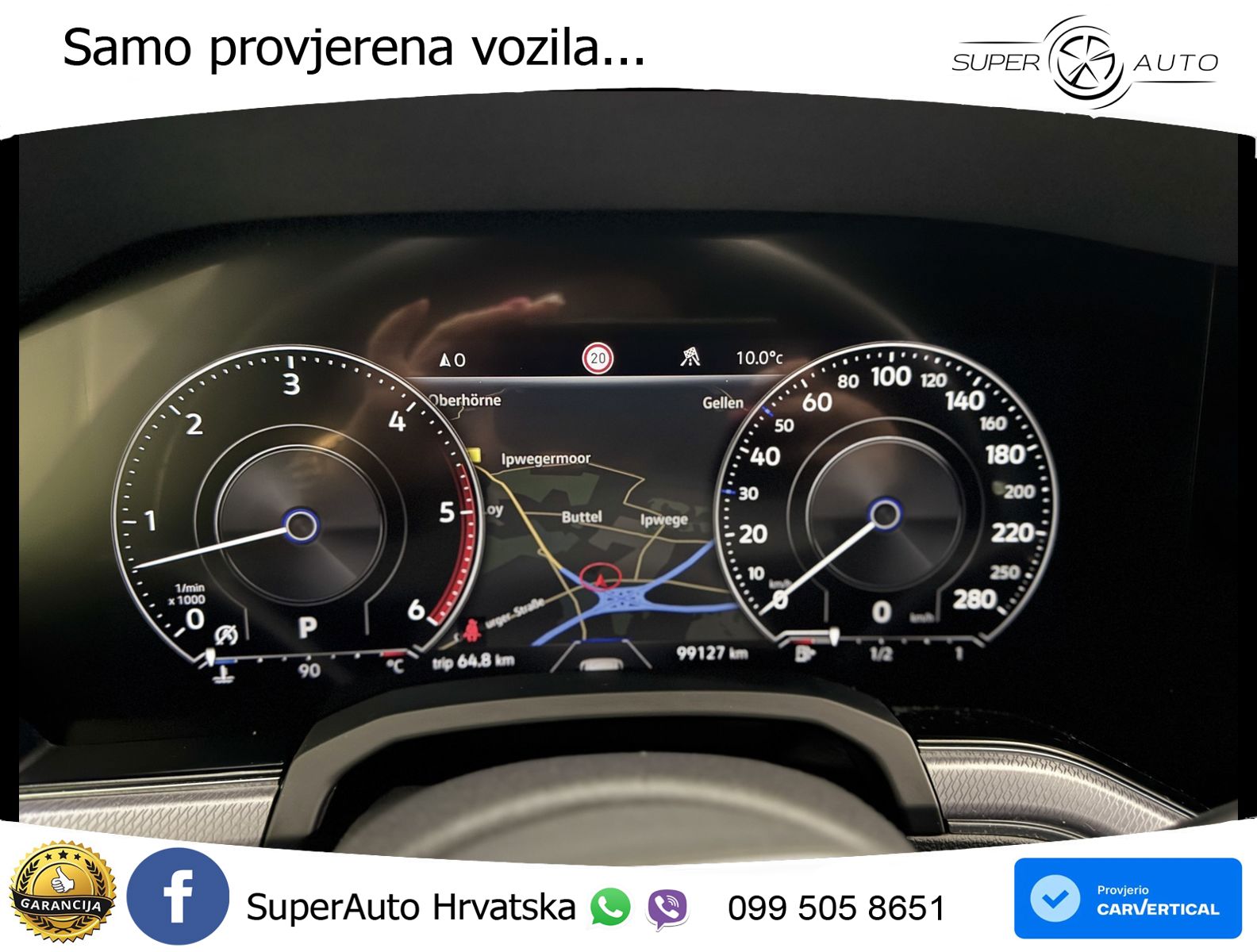 Volkswagen Touareg 3.0 V6 TDI (286 KS) 4MOTION Tiptronic R-Line ZRAČNI+ACC+4xGR SJED+KAM