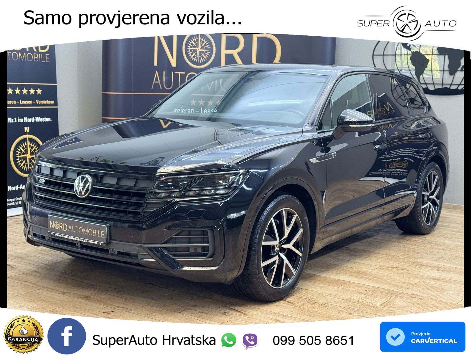 Volkswagen Touareg 3.0 V6 TDI (286 KS) 4MOTION Tiptronic R-Line ZRAČNI+ACC+4xGR SJED+KAM