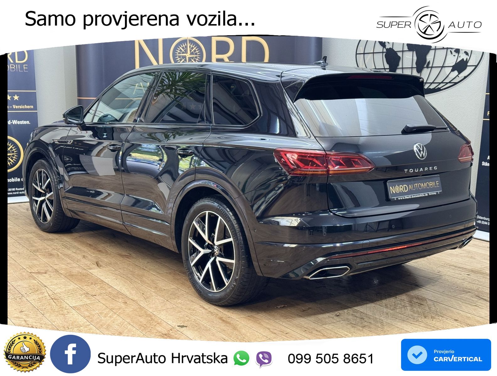 Volkswagen Touareg 3.0 V6 TDI (286 KS) 4MOTION Tiptronic R-Line ZRAČNI+ACC+4xGR SJED+KAM