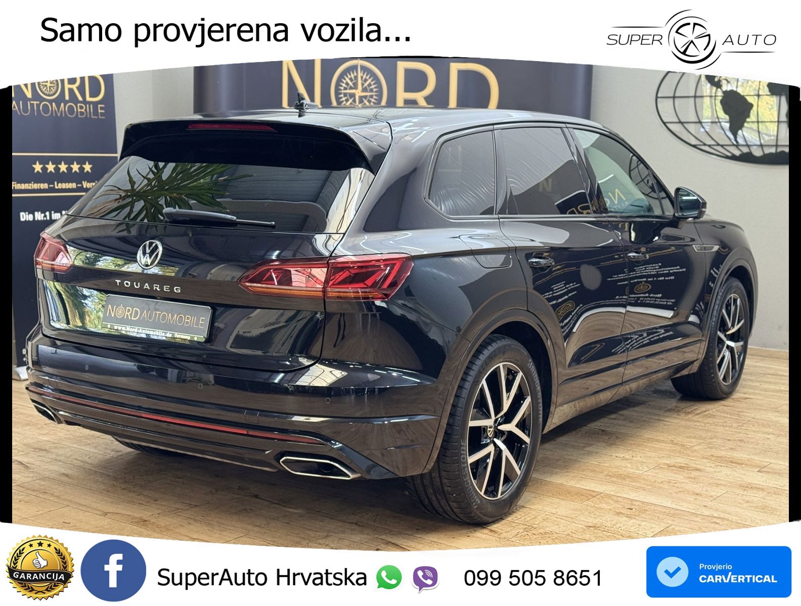 Volkswagen Touareg 3.0 V6 TDI (286 KS) 4MOTION Tiptronic R-Line ZRAČNI+ACC+4xGR SJED+KAM