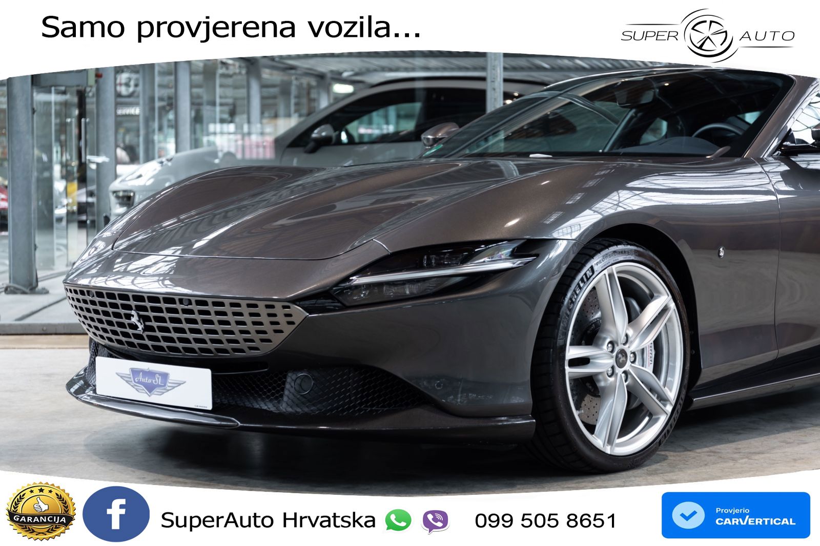 Ferrari Roma Spider 3.9 V8 (620 KS) F1 DCT LED+GR SJED+ACC