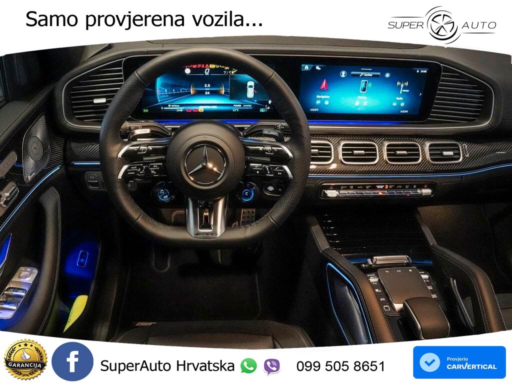 Mercedes-Benz GLS AMG GLS 63 V8 EQ Boost 4MATIC+ AMG SPEEDSHIFT TCT 9G ACC+HEAD+4xGR SJED+360+PANO