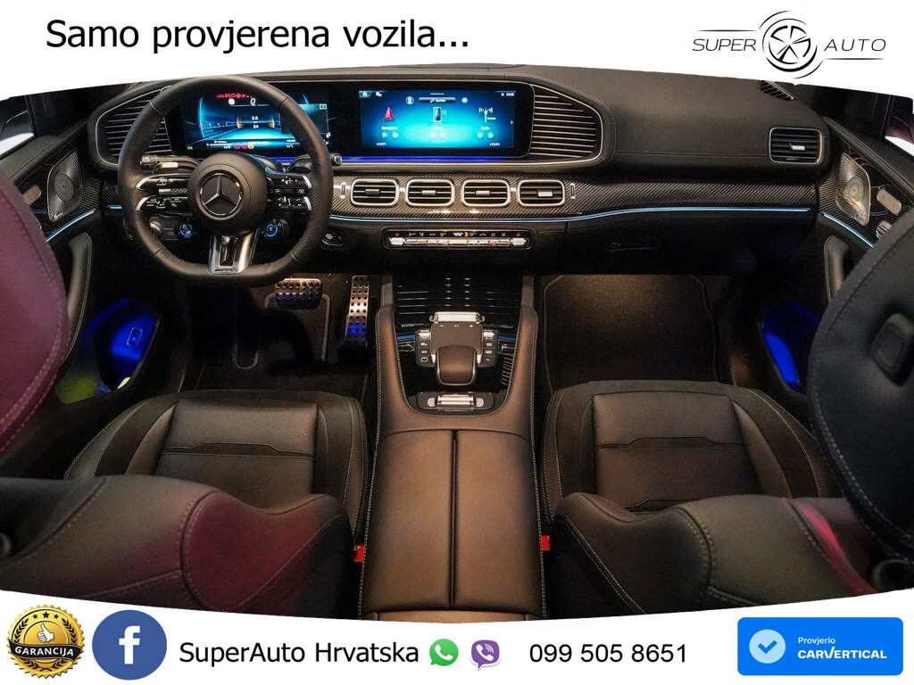 Mercedes-Benz GLS AMG GLS 63 V8 EQ Boost 4MATIC+ AMG SPEEDSHIFT TCT 9G ACC+HEAD+4xGR SJED+360+PANO