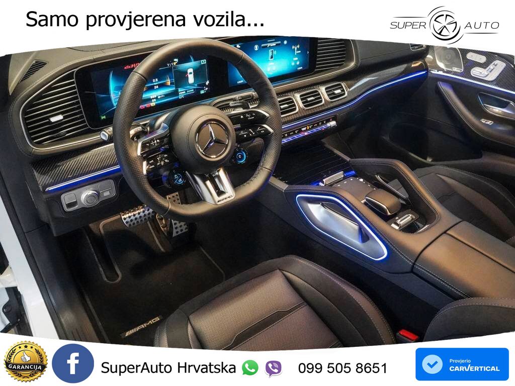 Mercedes-Benz GLS AMG GLS 63 V8 EQ Boost 4MATIC+ AMG SPEEDSHIFT TCT 9G ACC+HEAD+4xGR SJED+360+PANO