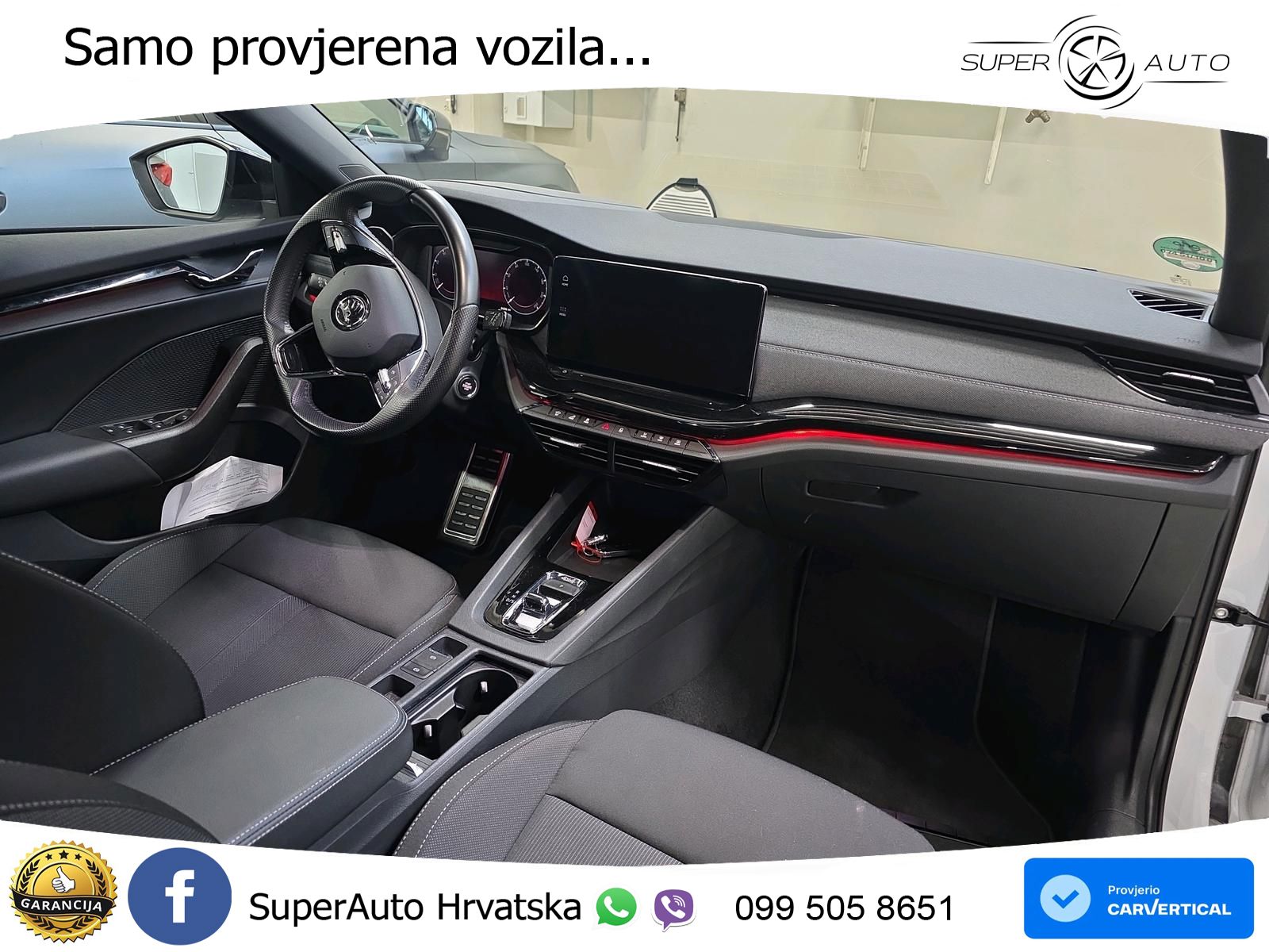 Škoda Octavia Combi 2.0 TDI (150 KS) 4x4 DSG SportLine LED+GR SJED+ACC