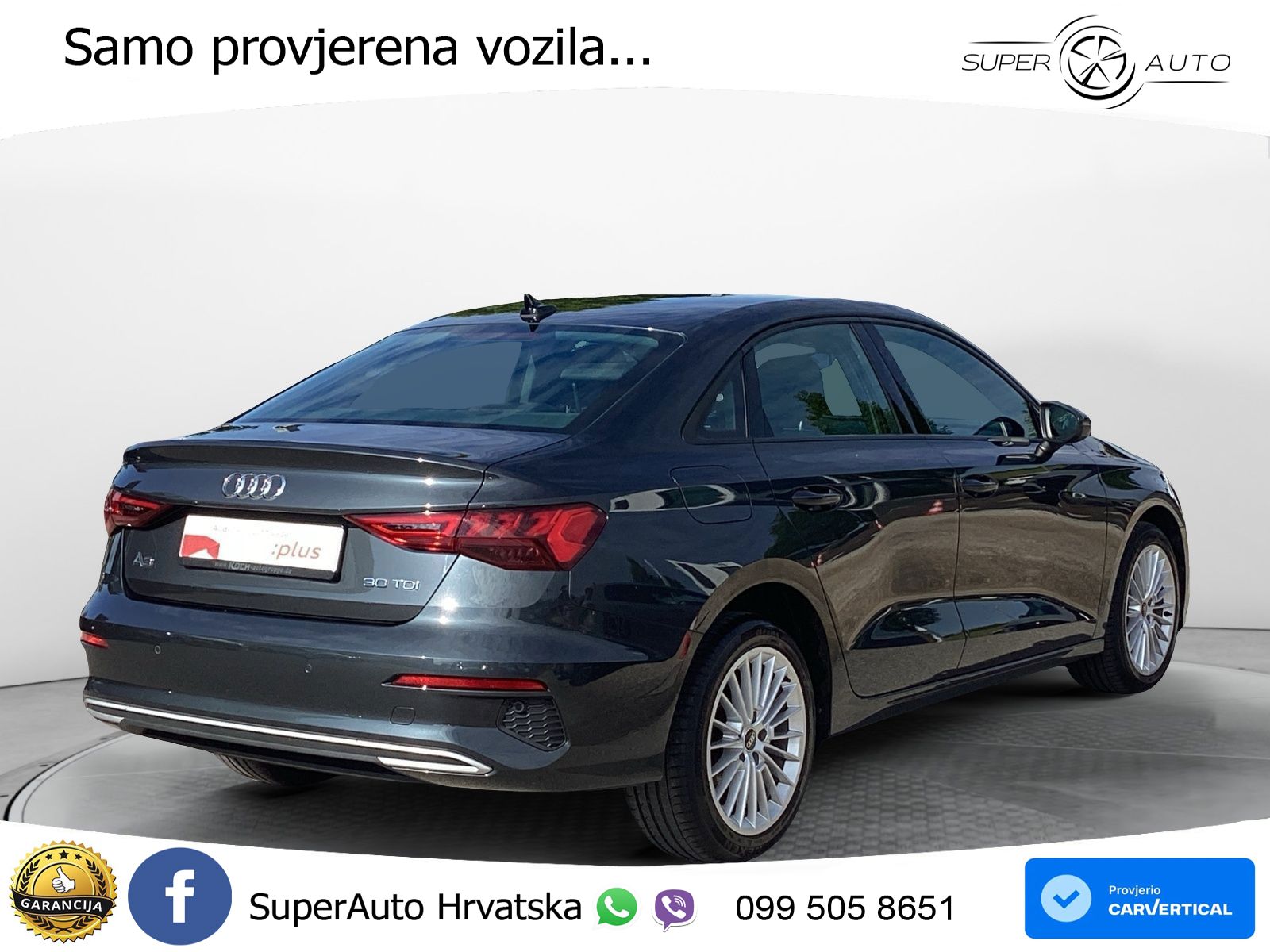 Audi A3 Limuzina 35 TDI (150 KS) S tronic advanced
