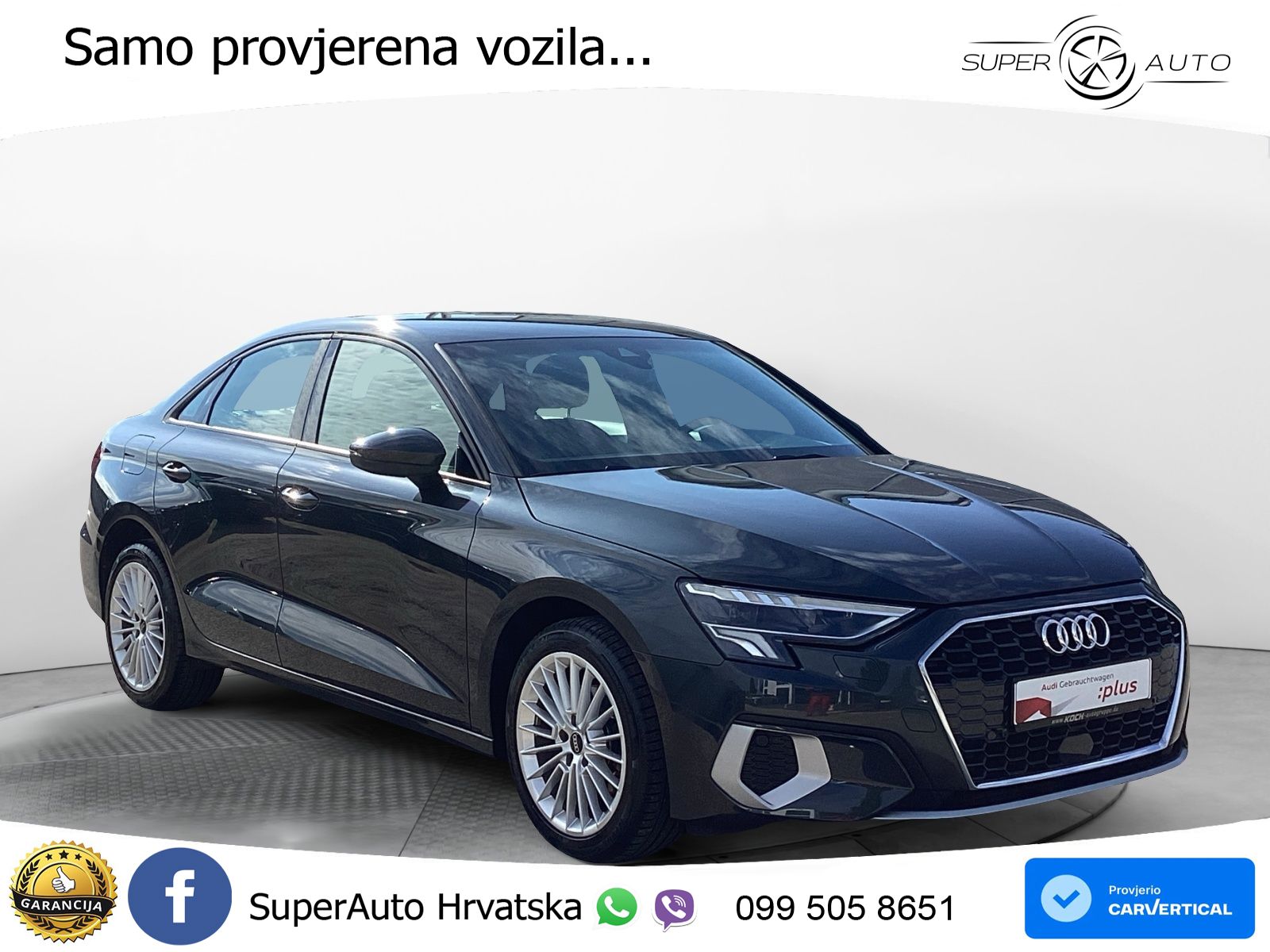 Audi A3 Limuzina 35 TDI (150 KS) S tronic advanced