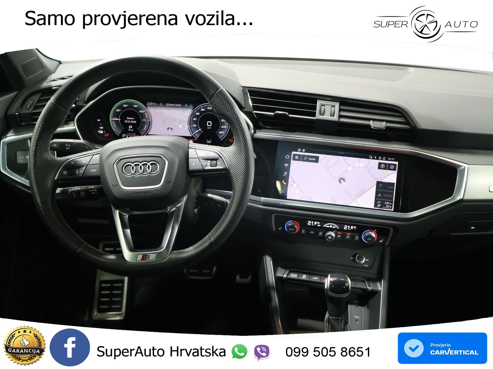 Audi Q3 Sportback 45 TFSIe (245 KS) S tronic S line LED+GR SJED+ACC
