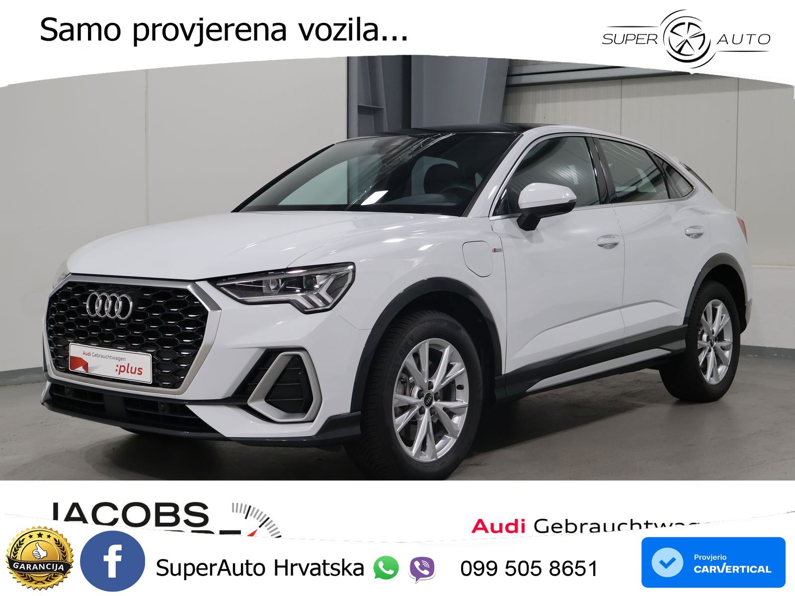 Audi Q3 Sportback 45 TFSIe (245 KS) S tronic S line LED+GR SJED+ACC