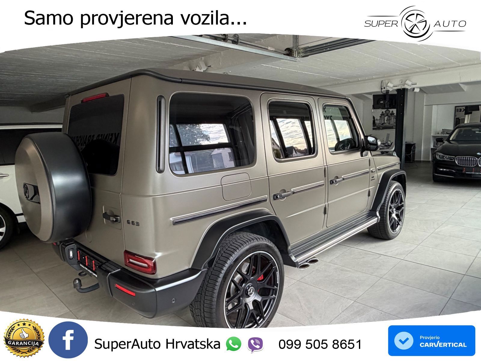 Mercedes AMG G 63 Long V8 (585 KS) 4MATIC 9G-TRONIC AMG SPEEDSHIFT TCT LED+GR SJED+ACC