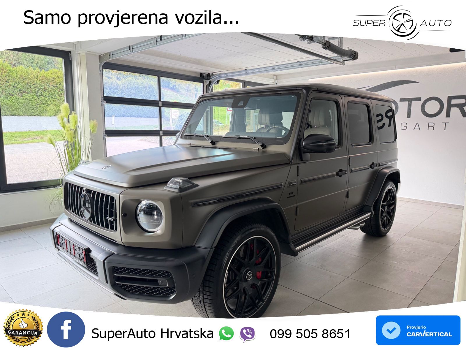 Mercedes AMG G 63 Long V8 (585 KS) 4MATIC 9G-TRONIC AMG SPEEDSHIFT TCT LED+GR SJED+ACC