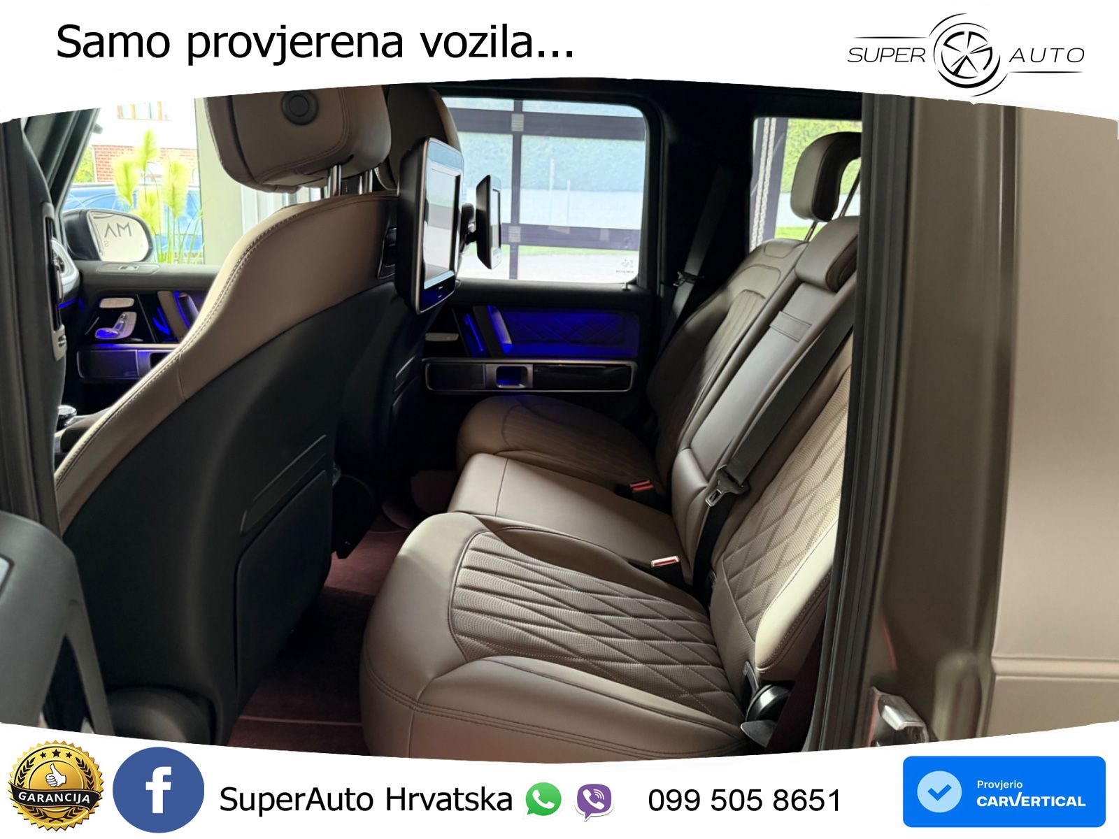 Mercedes AMG G 63 Long V8 (585 KS) 4MATIC 9G-TRONIC AMG SPEEDSHIFT TCT LED+GR SJED+ACC