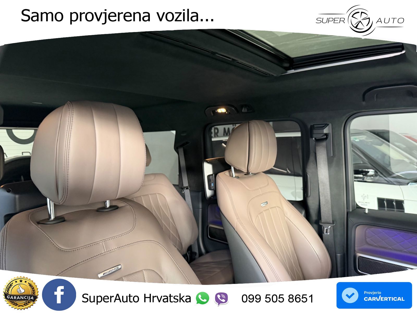 Mercedes AMG G 63 Long V8 (585 KS) 4MATIC 9G-TRONIC AMG SPEEDSHIFT TCT LED+GR SJED+ACC