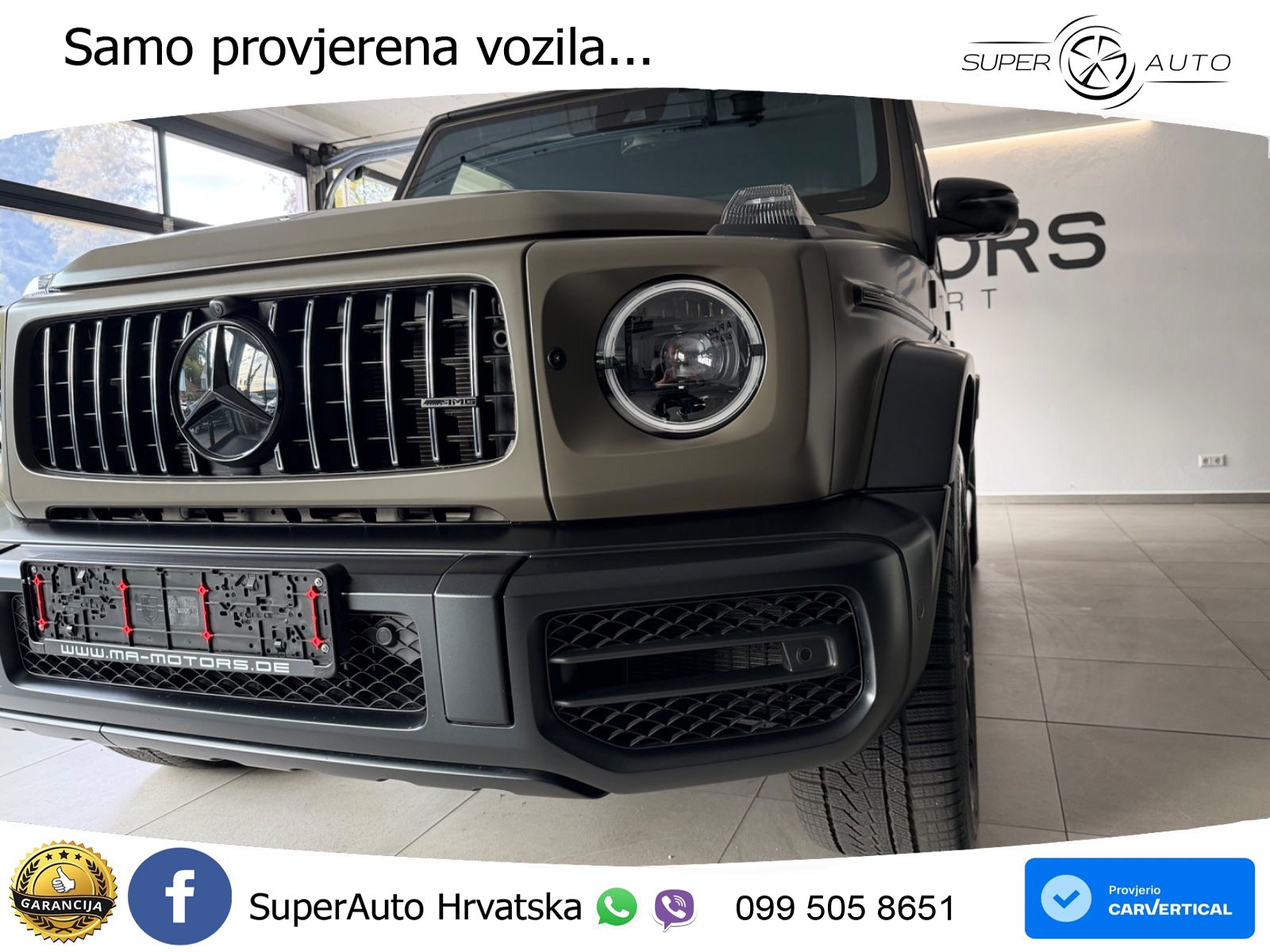 Mercedes AMG G 63 Long V8 (585 KS) 4MATIC 9G-TRONIC AMG SPEEDSHIFT TCT LED+GR SJED+ACC
