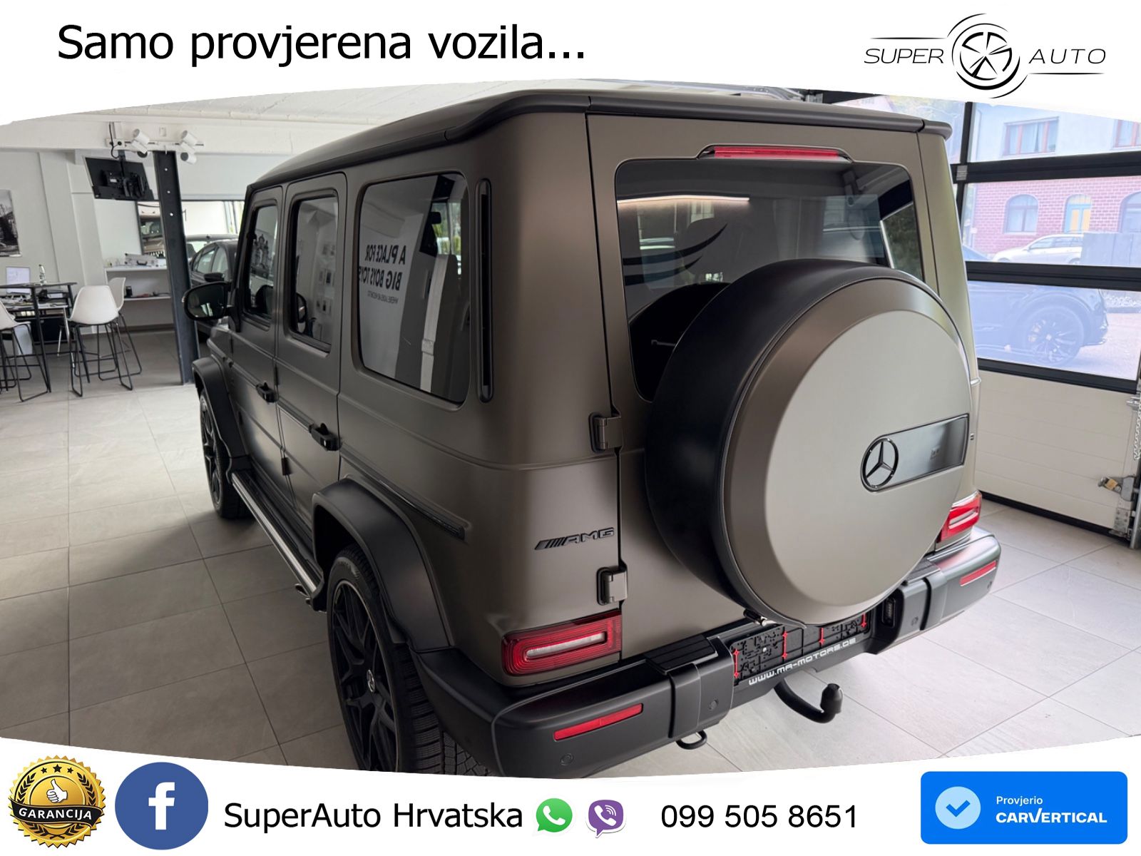 Mercedes AMG G 63 Long V8 (585 KS) 4MATIC 9G-TRONIC AMG SPEEDSHIFT TCT LED+GR SJED+ACC
