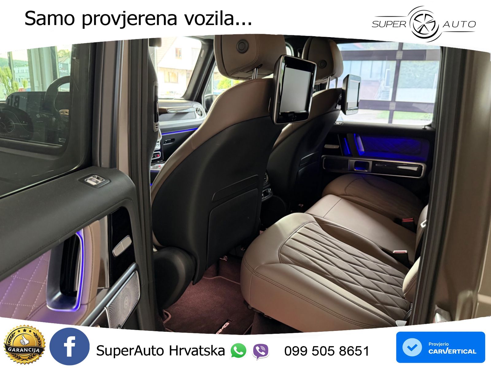 Mercedes AMG G 63 Long V8 (585 KS) 4MATIC 9G-TRONIC AMG SPEEDSHIFT TCT LED+GR SJED+ACC