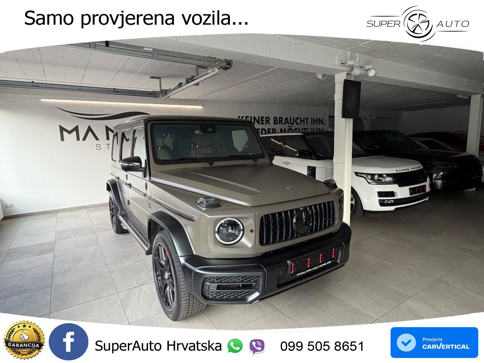 Mercedes AMG G 63 Long V8 (585 KS) 4MATIC 9G-TRONIC AMG SPEEDSHIFT TCT LED+GR SJED+ACC