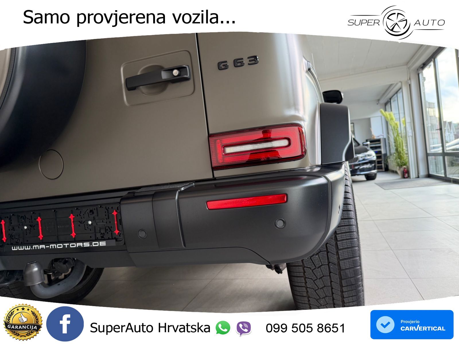 Mercedes AMG G 63 Long V8 (585 KS) 4MATIC 9G-TRONIC AMG SPEEDSHIFT TCT LED+GR SJED+ACC