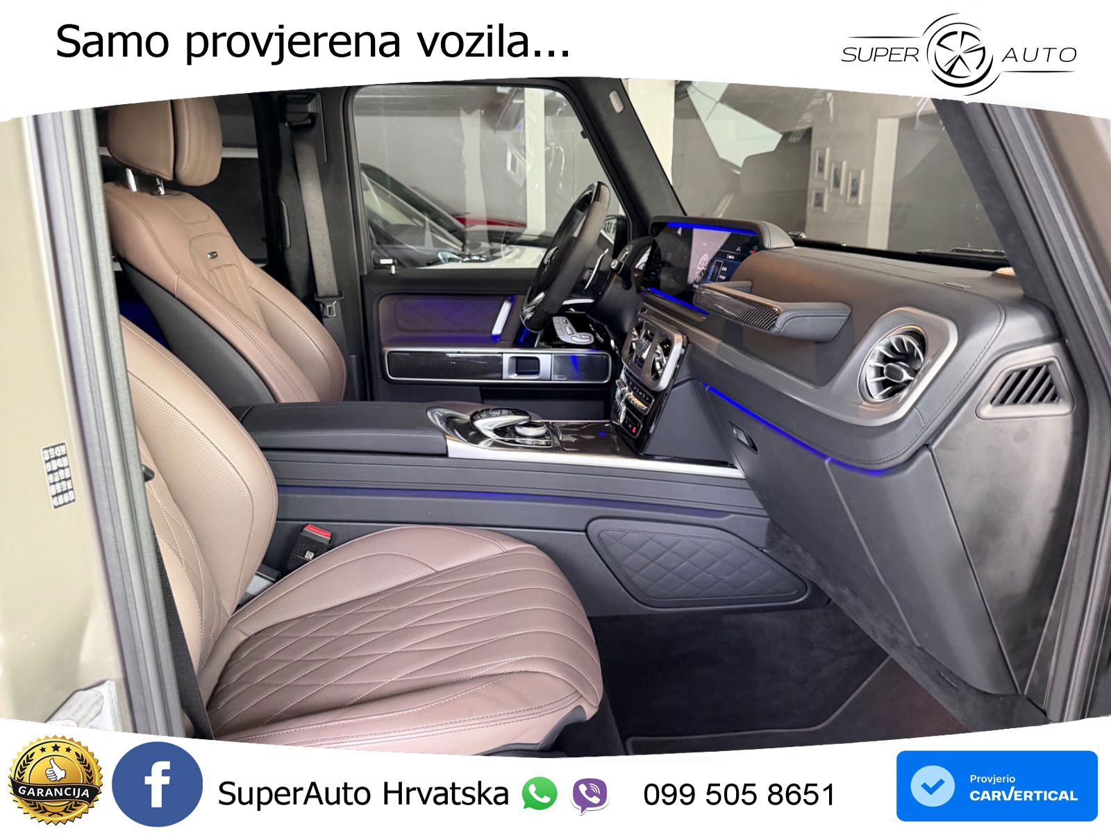 Mercedes AMG G 63 Long V8 (585 KS) 4MATIC 9G-TRONIC AMG SPEEDSHIFT TCT LED+GR SJED+ACC