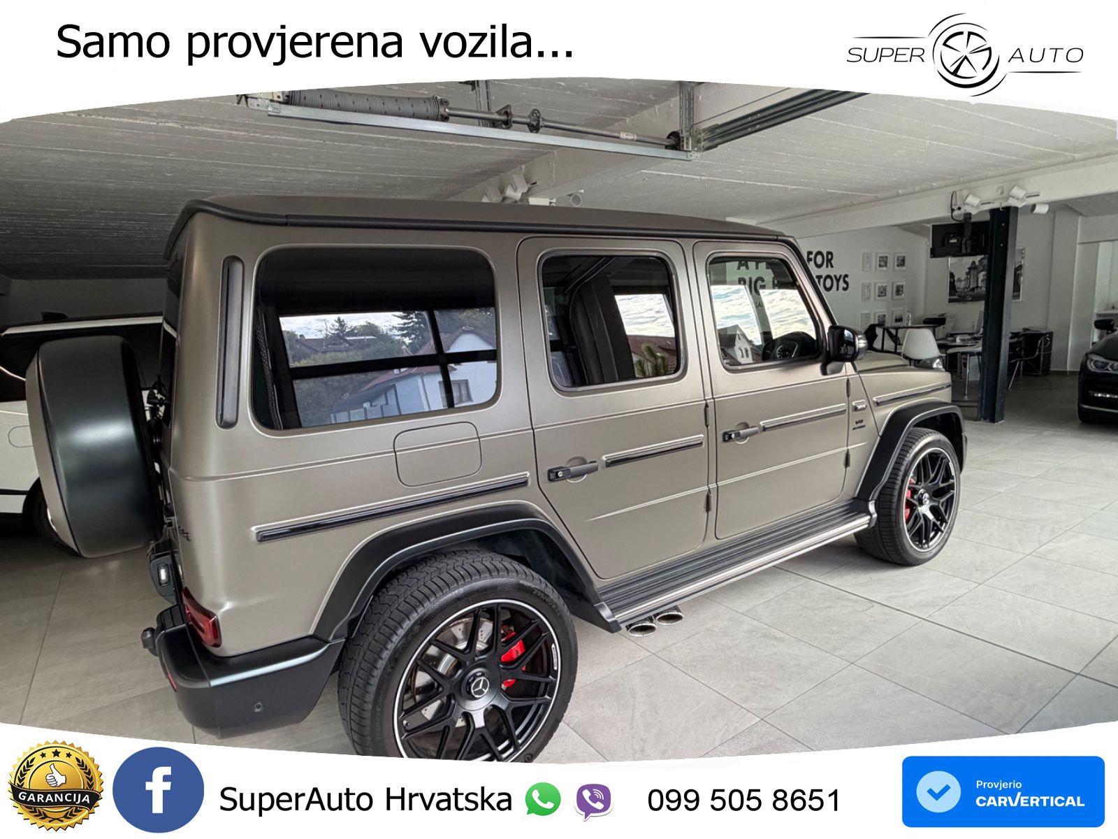 Mercedes AMG G 63 Long V8 (585 KS) 4MATIC 9G-TRONIC AMG SPEEDSHIFT TCT LED+GR SJED+ACC